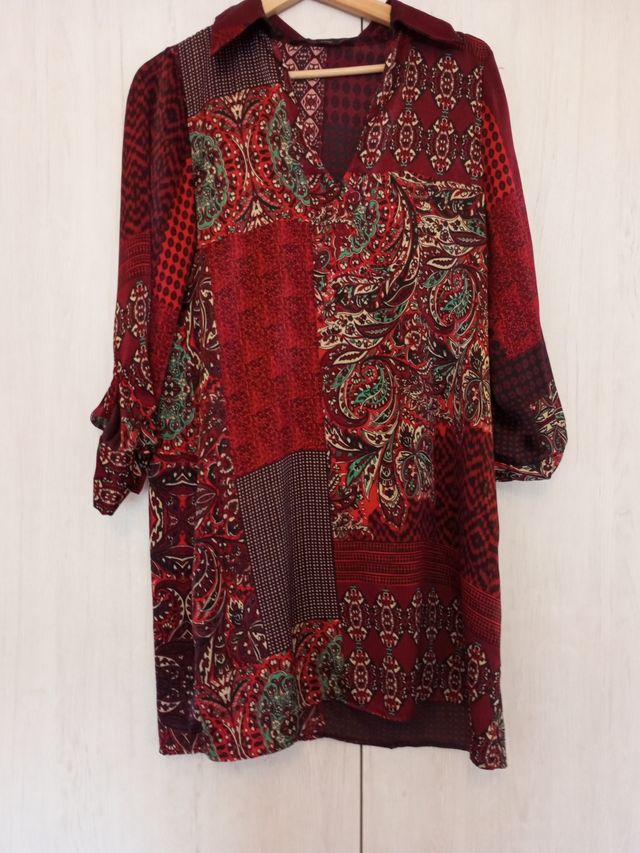 Vestido Zara de raso