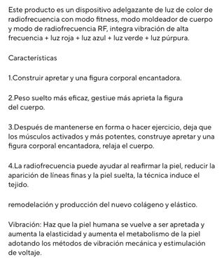 Máquina de Radiofrecuencia Corporal