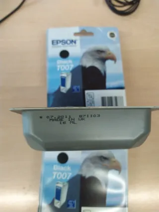 Cartuchos Tinta Epson Negro T007 (3 uds)