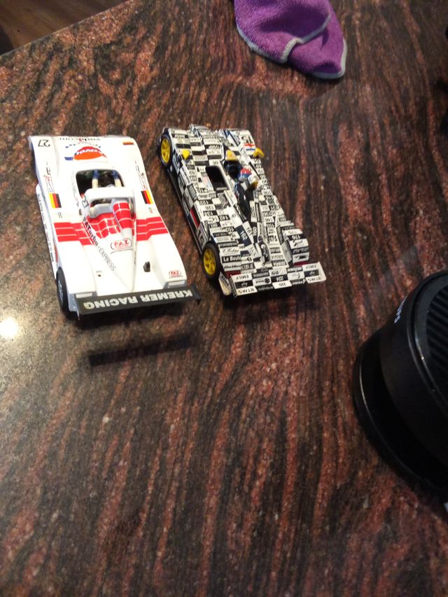 2 coches lmp uno fly otro scx como se ve en foto
