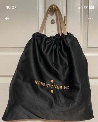 Bolso grande beige Roberto Verino