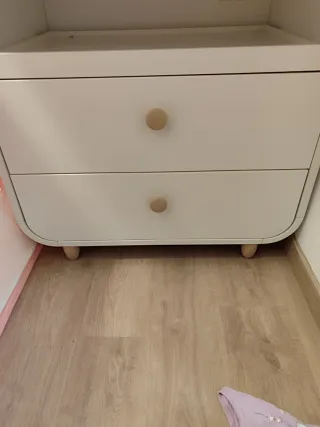 Cambiador IKEA con cajones