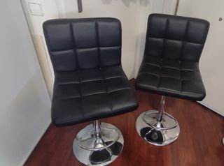 Juego de 2 Sillas Altas Regulables
