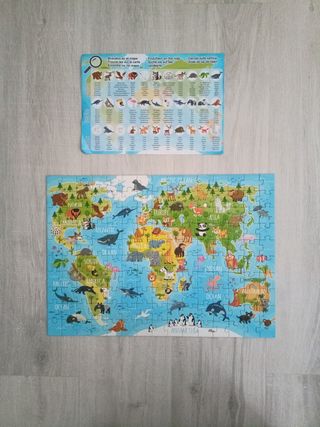 Puzzle Educa 150 piezas Mundo Animales