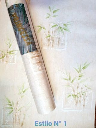 Papel pintado grande decorativo bambú