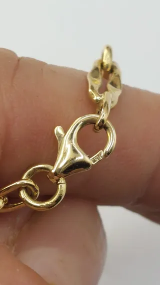 Bracciale quadrifoglio oro giallo 18kt