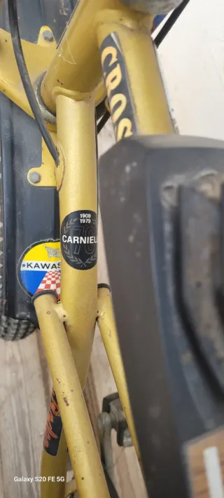 Bicicleta Carnielli Cross Dorada