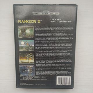 Ranger X Sega Mega Drive