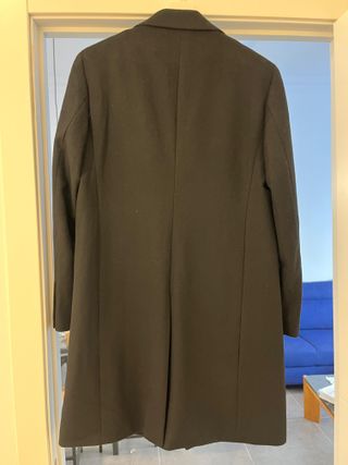Abrigo ZIOZIA Lana y Cashmere Hombre Negro M