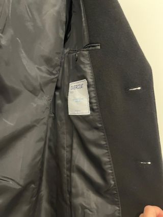 Abrigo ZIOZIA Lana y Cashmere Hombre Negro M