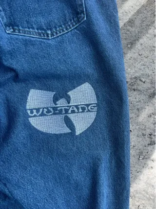 Pantalone baggy pants JNCO style y2k ricamato