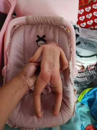 Bebé Reborn Azul Tejido