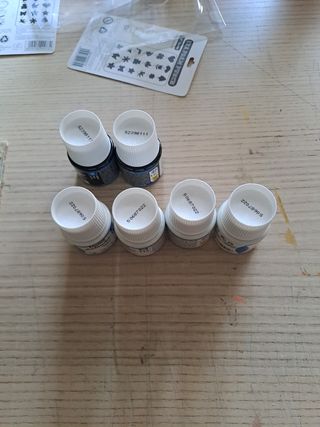 6 botes Setacolor