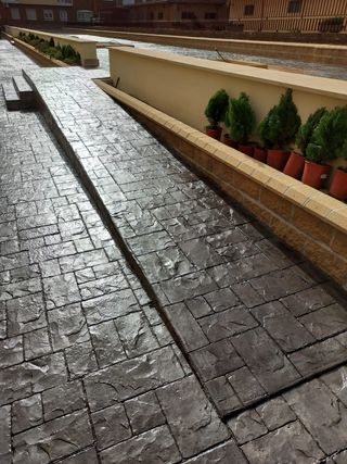 Hormigón impreso para exteriores