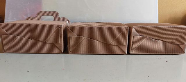 Scatoline regalo in cartone (3 pezzi)