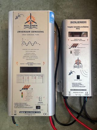 Inversor, Cargador y Regulador Solener
