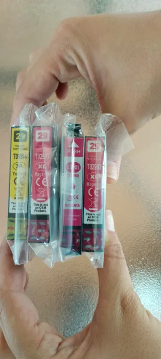 Cartuchos Tinta Epson 29XL T02993 Magenta y Amaril