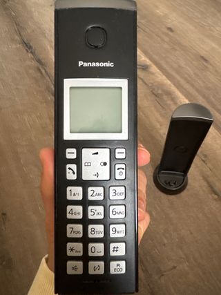 Teléfono Inalámbrico Panasonic Negro/Gris
