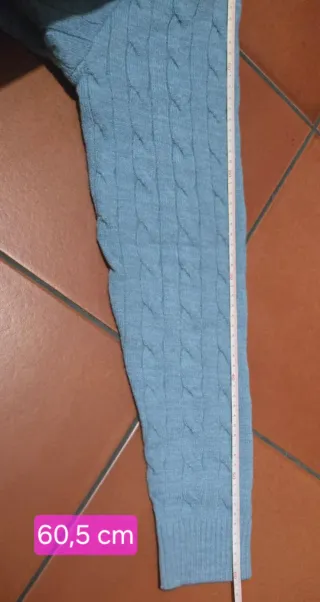 Sweatshirt /Camisola Polo Ralph, Azul Tamanho L/G