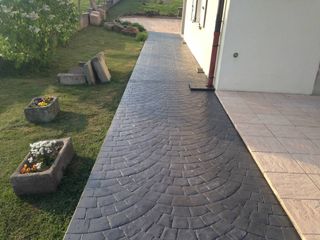 Pavimento de hormigón impreso