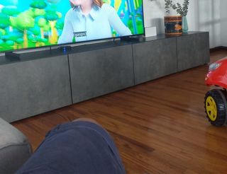 Mueble TV Ikea 3 módulos Besta negro
