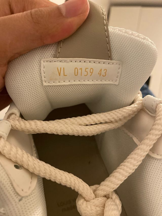 Scarpe Louis Vuitton Skate Beige/Bianco