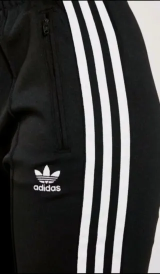 Pantalón Adidas Original Negro Ajustado