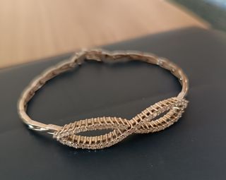 Pulsera Oro Blanco 18k Diamantes