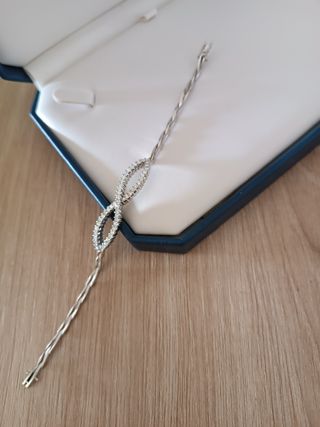 Pulsera Oro Blanco 18k Diamantes