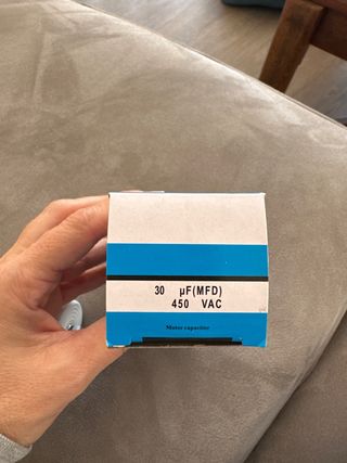 Condensador Motor 30µF 450V