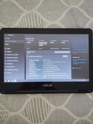 Portátil ASUS Negro/Plateado