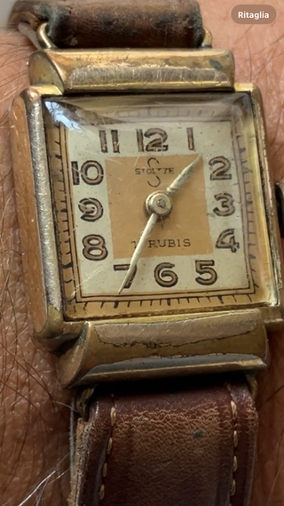 Orologio vintage meccanico STOLZE
