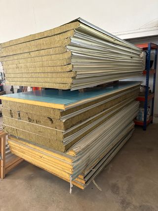Lote 36 Planchas Panel Sandwich