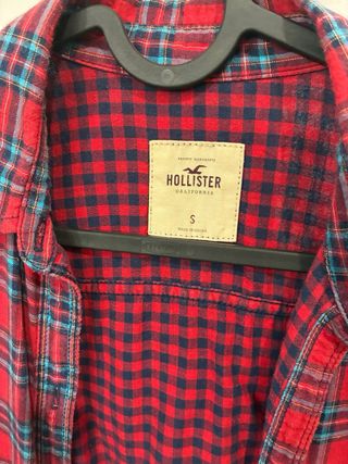 Camisa cuadros Hollister Talla S