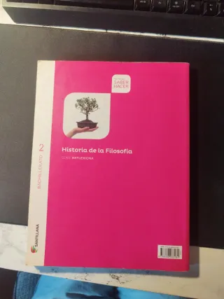 Historia De La Filosofía, 2 Bachillerato