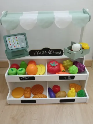 Mini Frutería Madera Niños