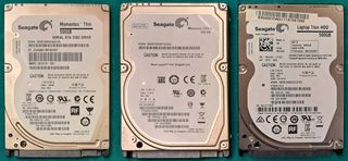 3 Discos Duros Seagate 2.5! de 500GB