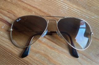 Gafas de sol Ray-Ban Aviator Marrones y Doradas