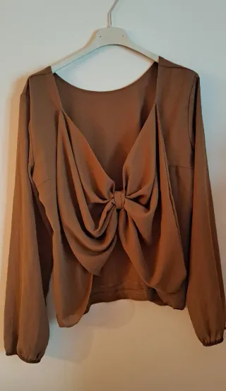 Blusa mujer espalda descubierta talla única
