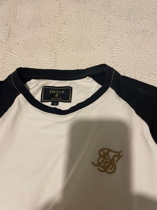 Pantalón y camiseta SikSilk Blanca Talla XS
