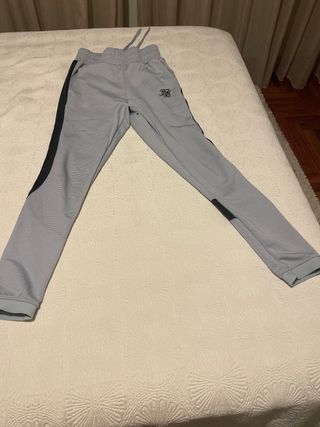 Pantalón y camiseta SikSilk Blanca Talla XS