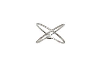 Anillo Tous Oro Blanco 18Kt 32 Diamantes