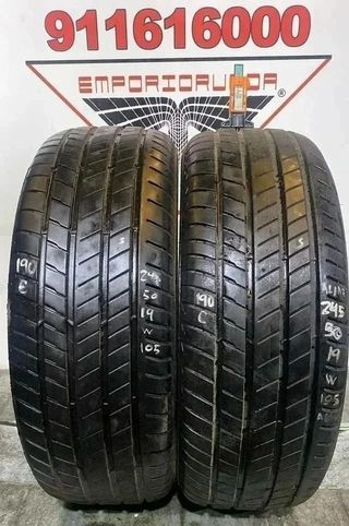 245 50 19 W BRIDGESTONE RUEDA AL 90% VIDA UTIL