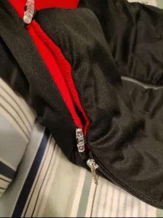 Saco invierno Bugaboo rojo y negro