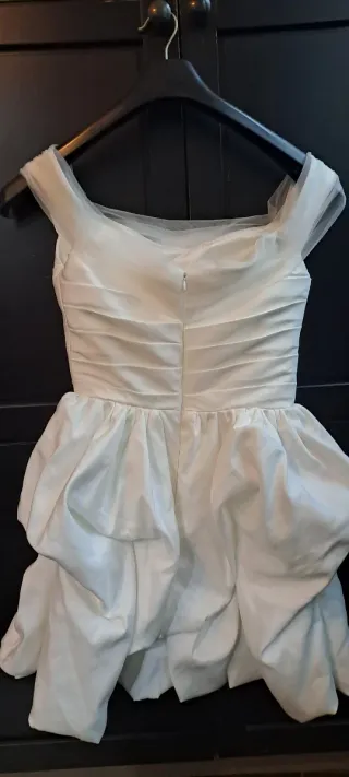 Abito da sposa corto bianco, taglia S/M