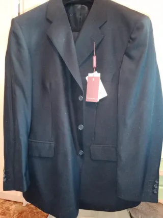 Traje Chaqueta Hombre Emilio Tucci Negro