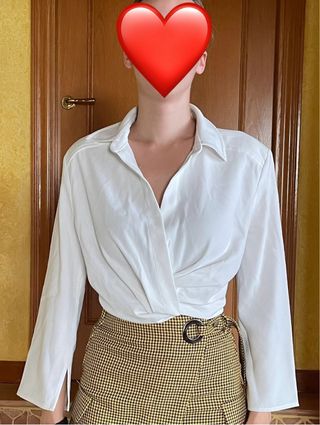Camisa blanca Zara T34