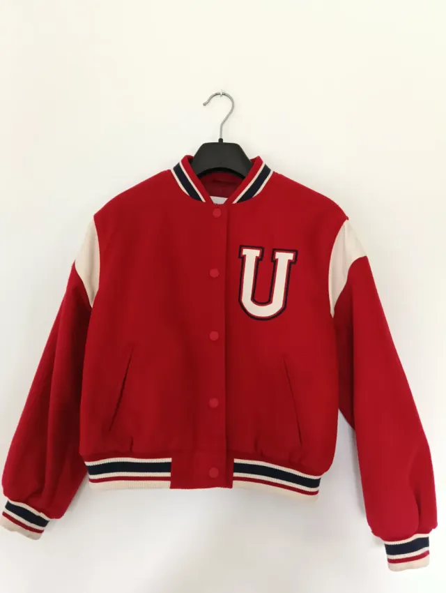 Cazadora Béisbol Niñ@ Roja Talla 10