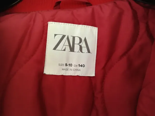 Cazadora Béisbol Niñ@ Roja Talla 10