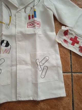 Disfraz Bata Doctor Infantil Halloween
